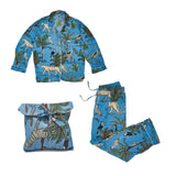 Green Tropical Pajama Set
