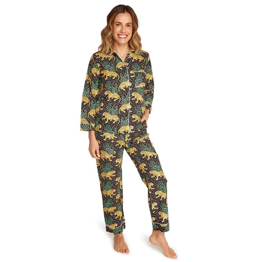 Leopard Cotton PJ's