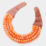 Chunky Acrylic Bead Necklace