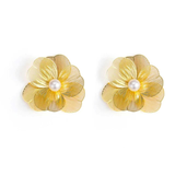 Golden Bloom Stud Earrings