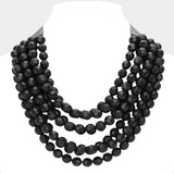 Chunky Acrylic Bead Necklace