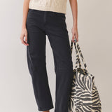 Zebra Canvas Tote Bag