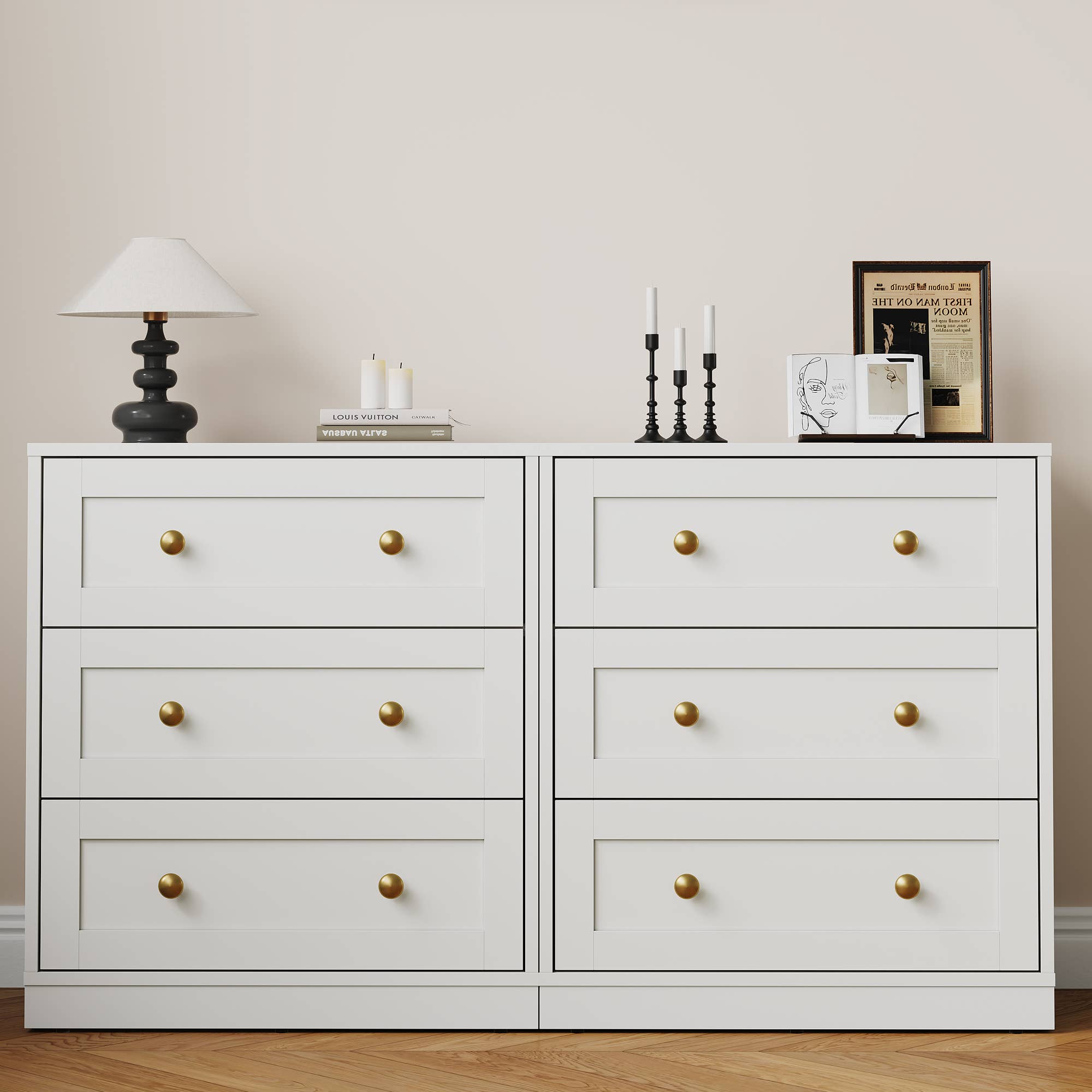 3 Drawer Nightstand