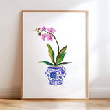 Ginger Jar Orchids S/2