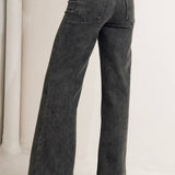 Washed denim pant
