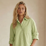 Rolled Sleeve Button Up