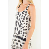 Abstract Strap Dress