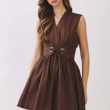 Sleeveless Fit & Flare Dress