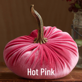 Large Velvet Pumpkin