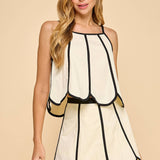 Scalloped Hem Set