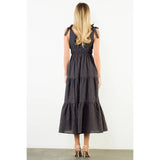 Tie Strap Circled Dress