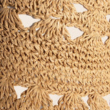 Vented Straw Braided Bucket Hat