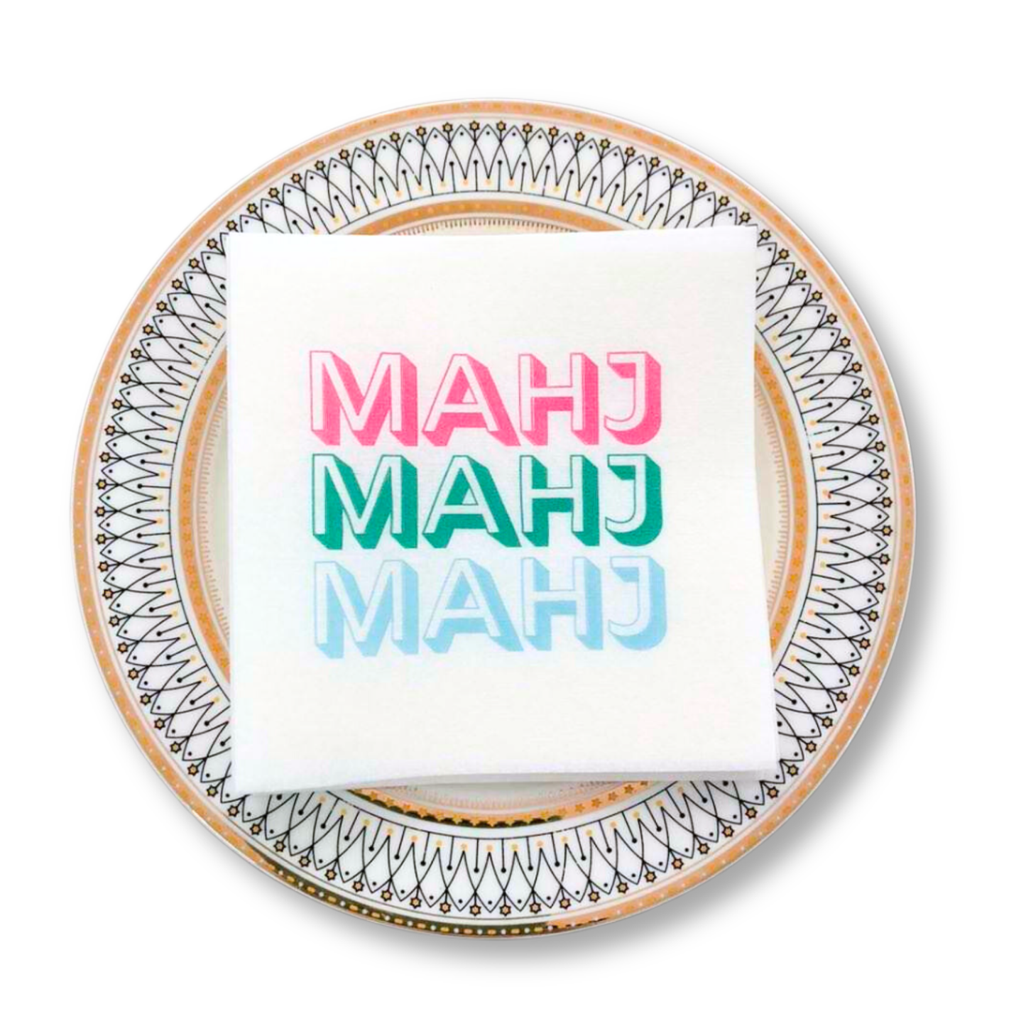 Mahj Cocktail Napkins - 50-Pack