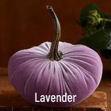 Large Velvet Pumpkin