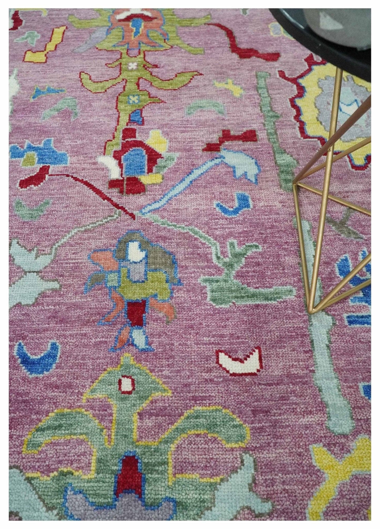 Pink Oushak Rug