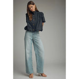 Solid Puff Sleeve Top