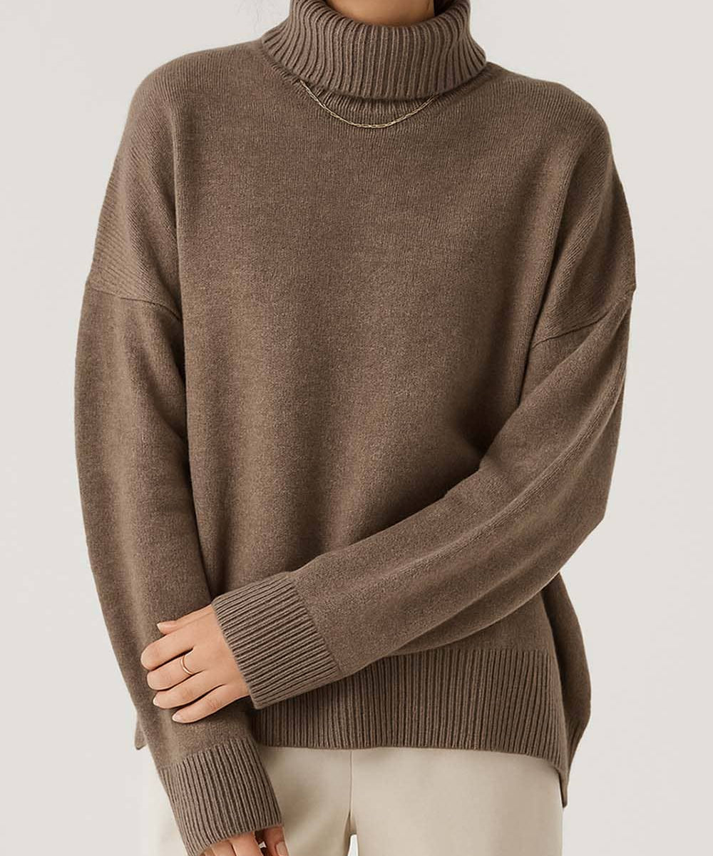 Turtleneck Knit Sweater