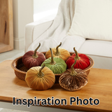 Large Velvet Pumpkin