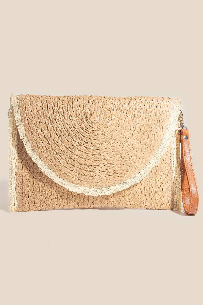 Braided Flat Envelope Clutch