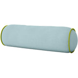Blue/Green Two-Toned Round Bolster Pillow