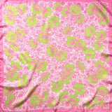 Floral Print Square Bandana Scarf