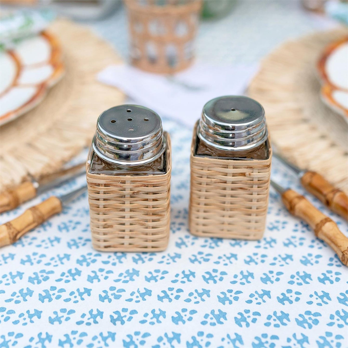 Rattan Salt and Pepper