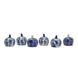 Blue & White Petite Pumpkins