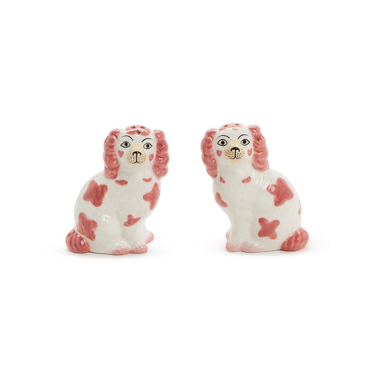 Pink Staffordshire Salt&Pepper