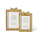 Gold Bows Photo Frame