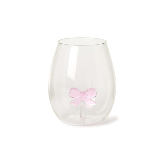 Bow Stemless Glass