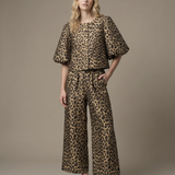 Leopard Wide Leg  Pants