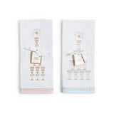 Champagne Dishtowels S/2