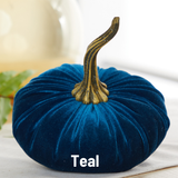 Large Velvet Pumpkin