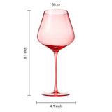 Beaches of St. Barth Wine Glasses S/5