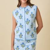 Floral Jacquard Sweater Set