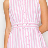 Dreamy Pink Stripe Dress