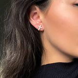 Pearl Cross Studs