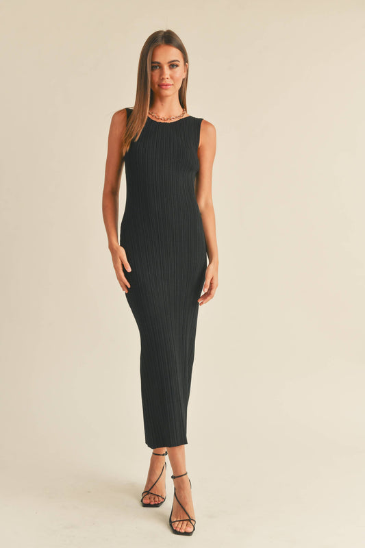 Ribbed Long Dress