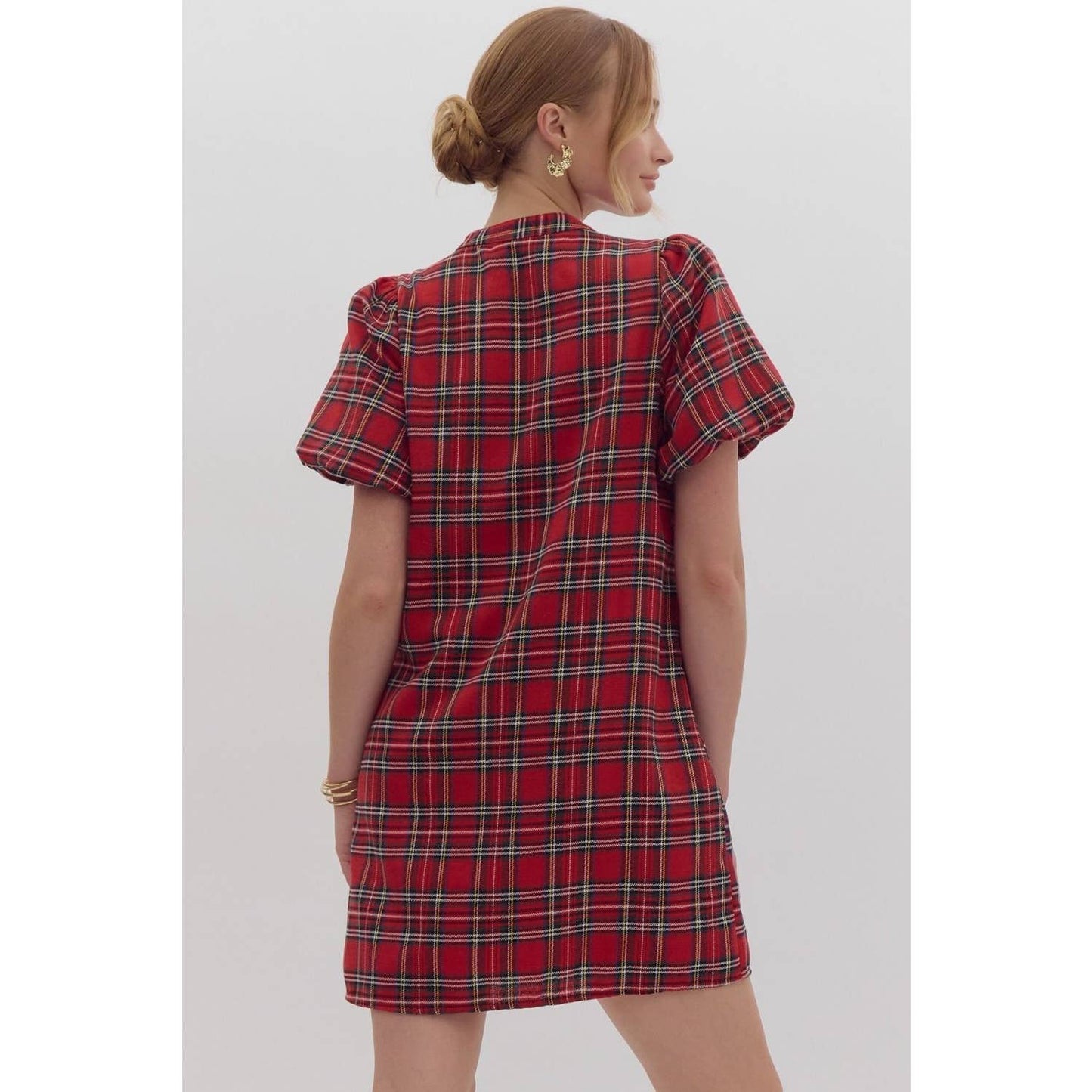 Plaid Party Dress