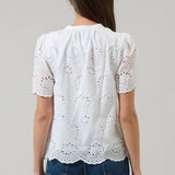 Shirin Eyelet Top