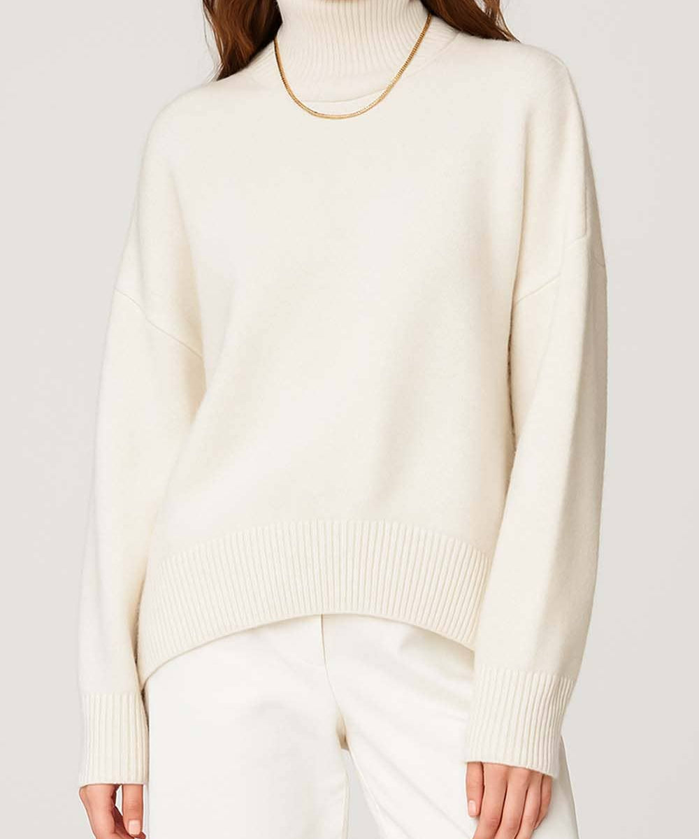 Turtleneck Knit Sweater