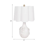 Boho Floral Applique Table Lamp