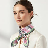 Abstract Leopard Print Scarf