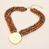 Bold Disc Necklace