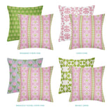 Rosemary Stripe Pink Pillow