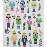 Vintage Nutcrackers W/Pom Pom Printed Towel