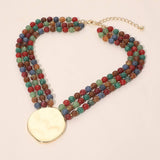 Bold Disc Necklace