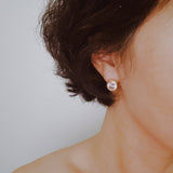 Bold And Brilliant Bezel Stud Earrings