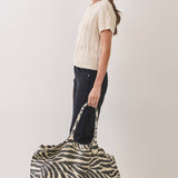 Zebra Canvas Tote Bag