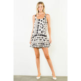 Abstract Strap Dress